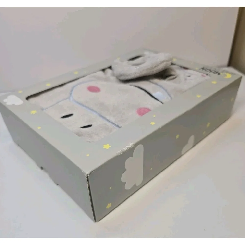 Moon and Stars 3 Piece Hippopotamus Baby Bath Set (BRAND NEW)